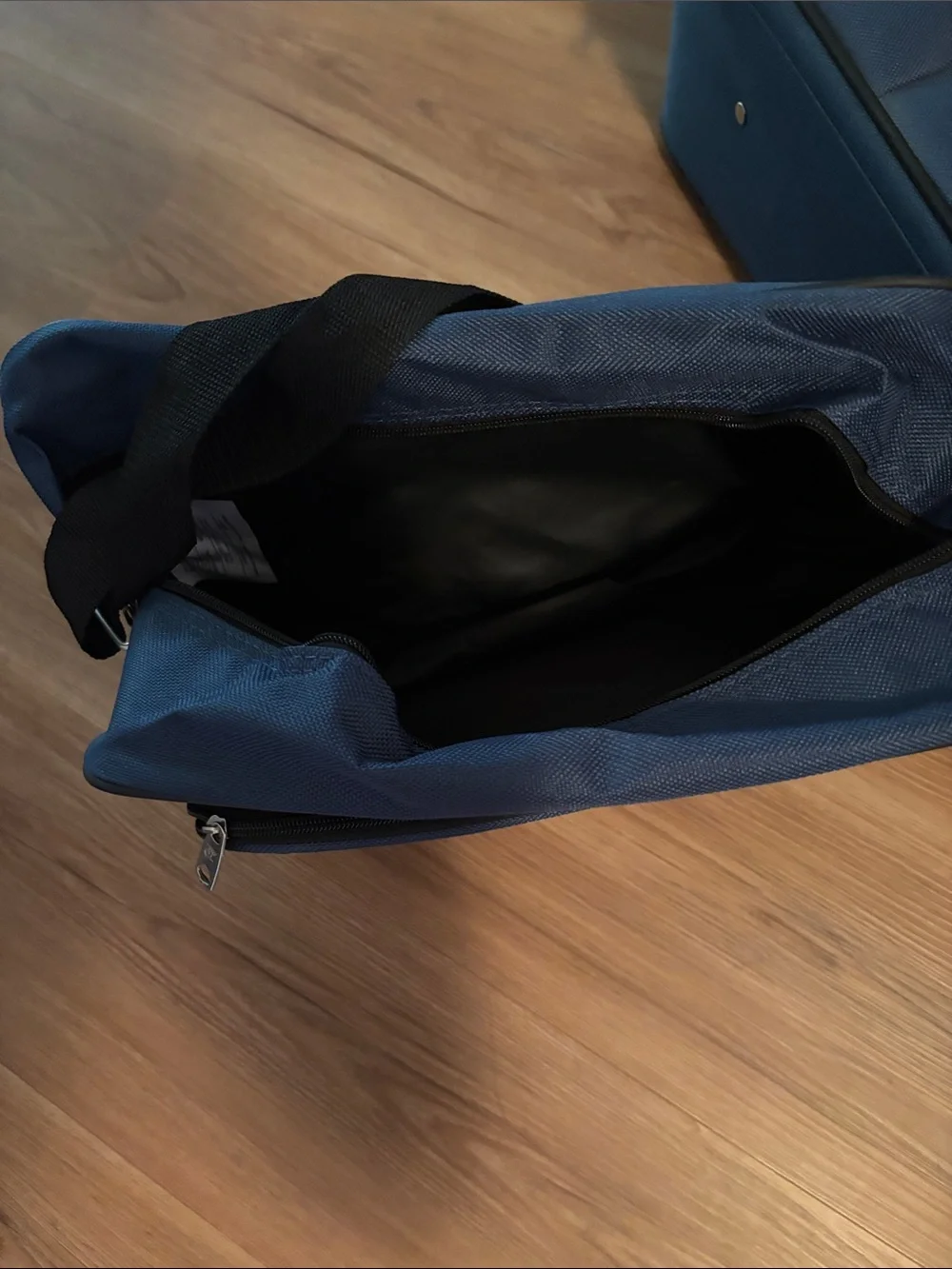 American Tourister Navy Blue and Gray Softside Carry-On